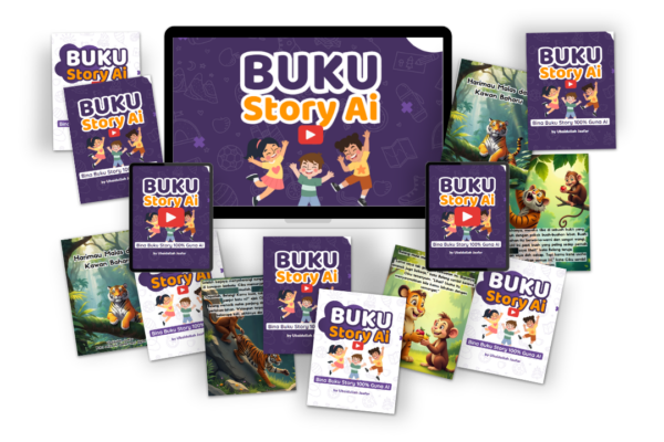 30 Modul Step by Step, Bina 10K dengan Buku Cerita Kanak2 + Siap Template Web